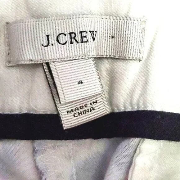 J. Crew Favorite Fit Snow Leopard Print Trendy Casual Ankle Pants - Picture 10 of 12